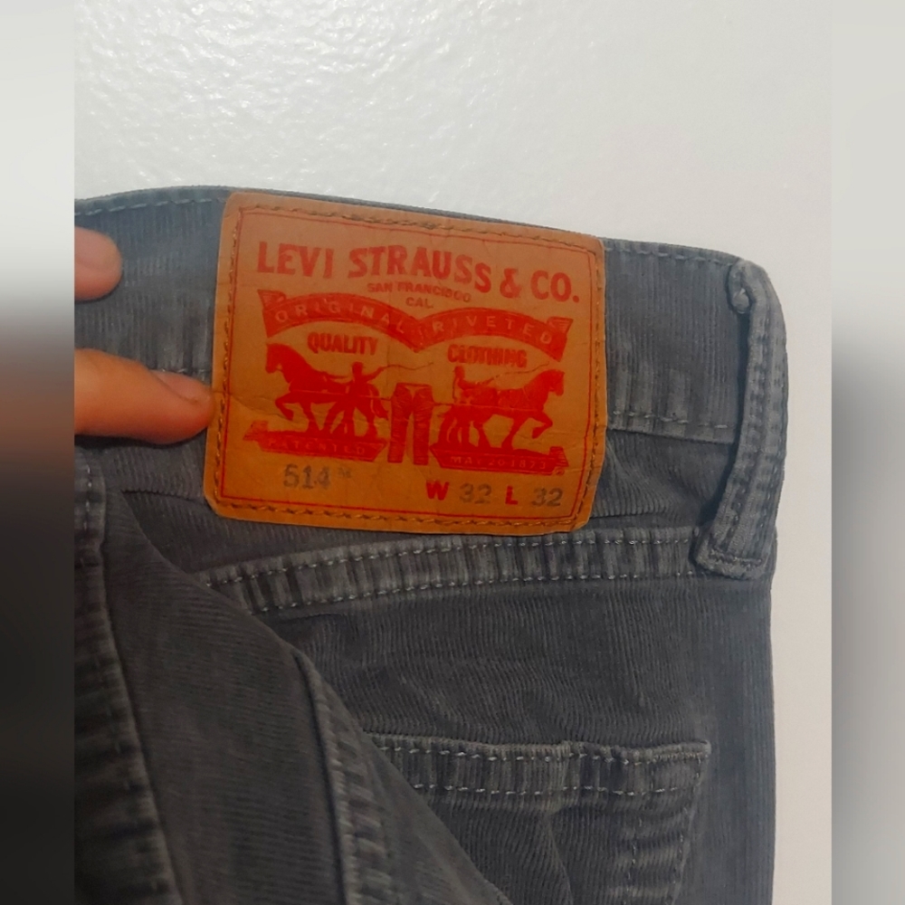 Corduroy Gray Pants